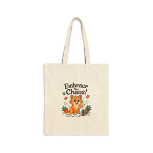 Embrace the Chaos Corgi Tote