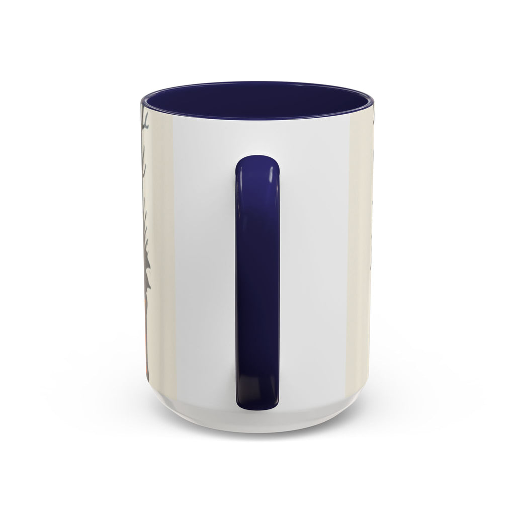 Spooky Cozy October Accent Coffee Mug — Autumn Vibe Ceramic (11/15 oz)