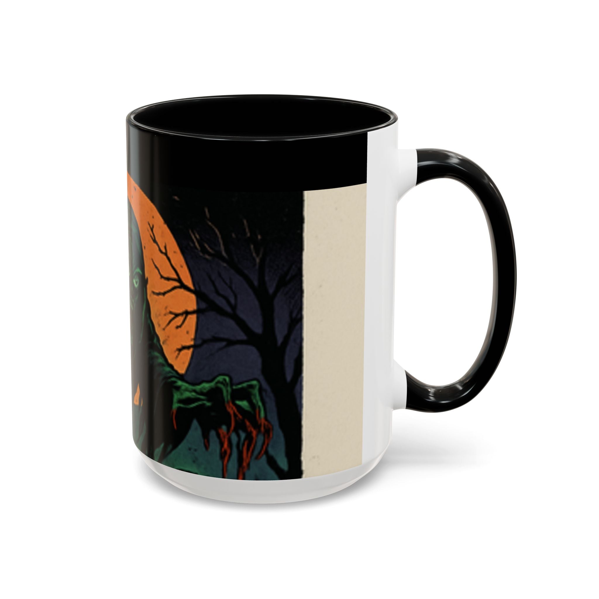 Spooky Goule Accent Coffee Mug — Cozy October Autumn Vibes (11/15oz)