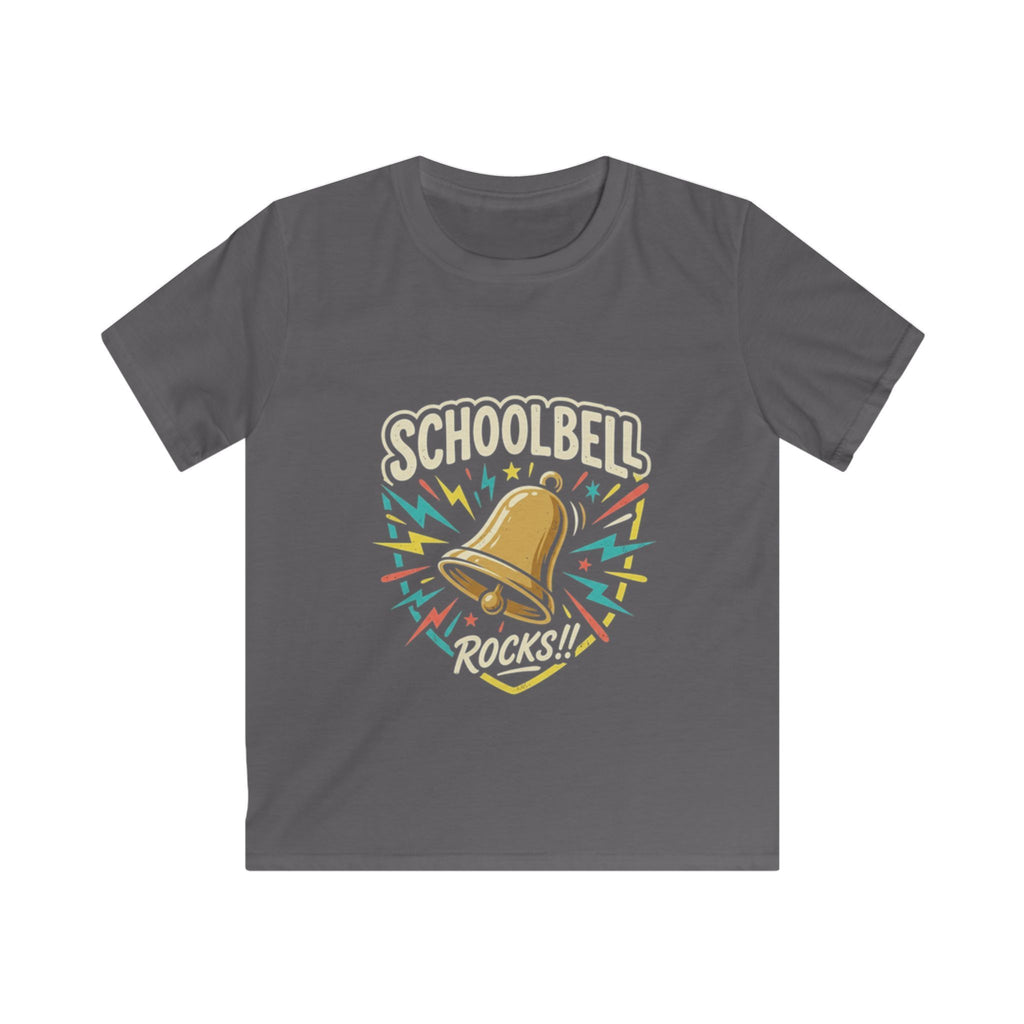 Kids Tee — "Schoolbell Rocks" Back-to-School Graphic T‑Shirt