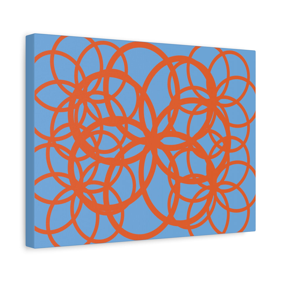 Abstract Canvas Wall Art – Cool Shapes Modern Geometric Decor