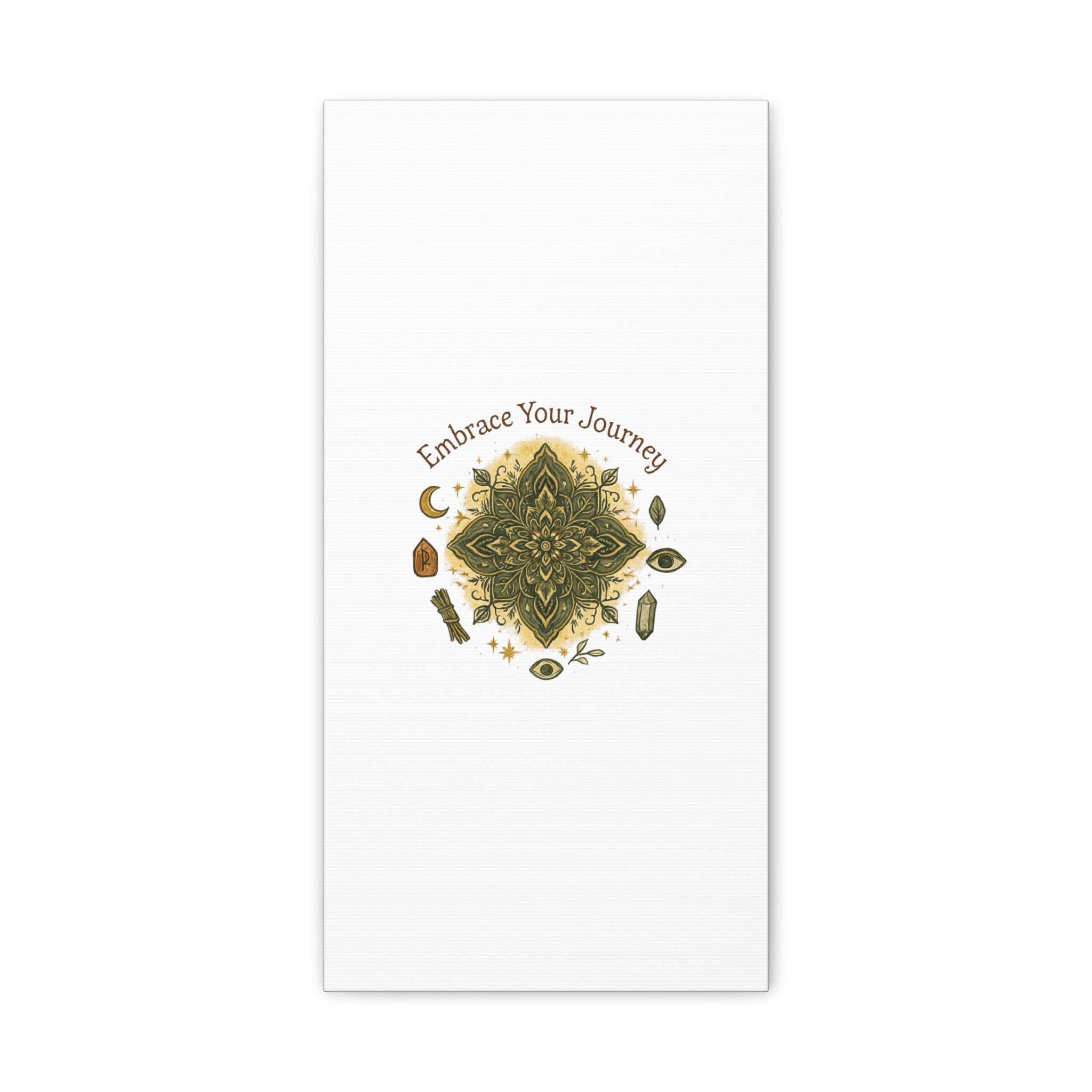 Embrace Your Journey Mandala Canvas | Matte Stretched Wall Art