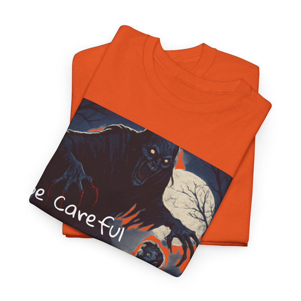 Adult Haunted House Scary Costume Party Tee — Spooky T-Shirt