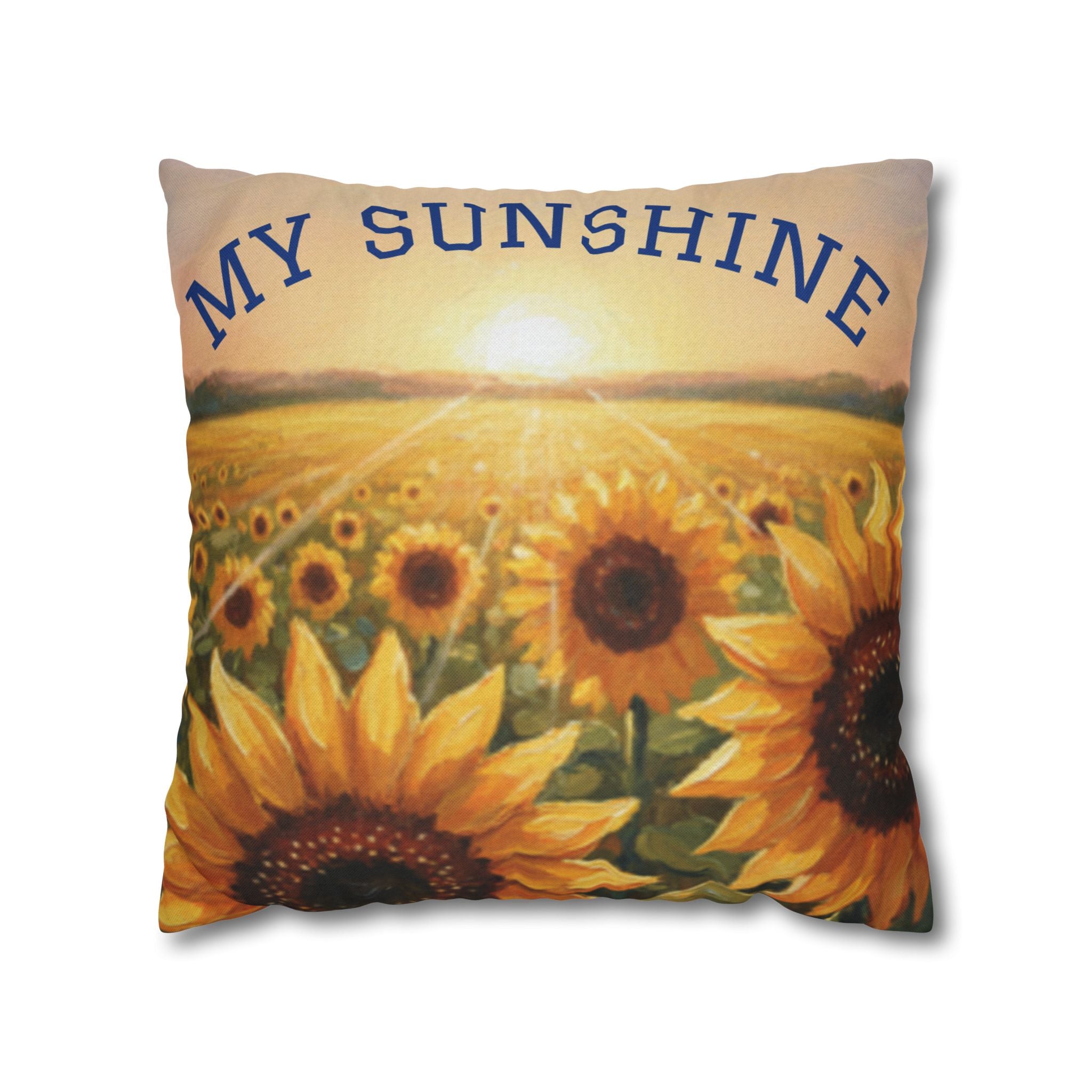 Candy Rain Decorative Pillow Cover — Colorful Retro Candy Art Square Pillowcase