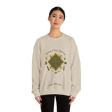 Embrace Your Journey Mandala Crewneck Sweatshirt | Boho Spiritual Meditation