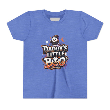 Youth Halloween Tee — “Daddy’s Little Boo” / “Spooky &amp; Unbothered” Kids Costume Shirt