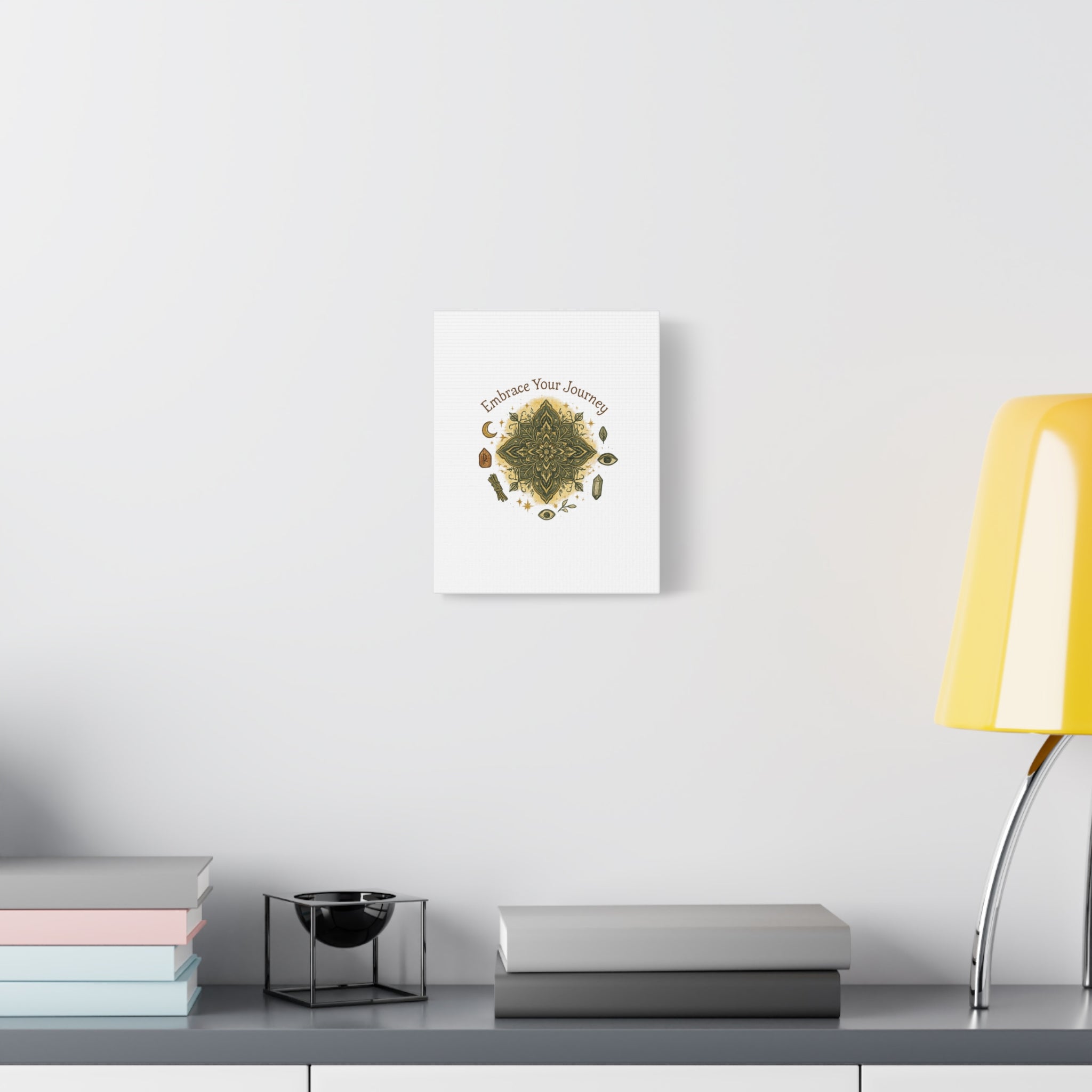 Embrace Your Journey Mandala Canvas | Matte Stretched Wall Art