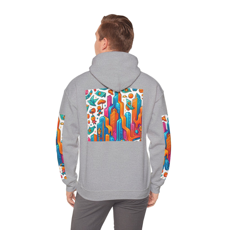 Designed Hooded Sweatshirt, Graphic Hoodie, Cozy Pullover, Men's/Women's Winter Clothing, Gift for Him/Her
