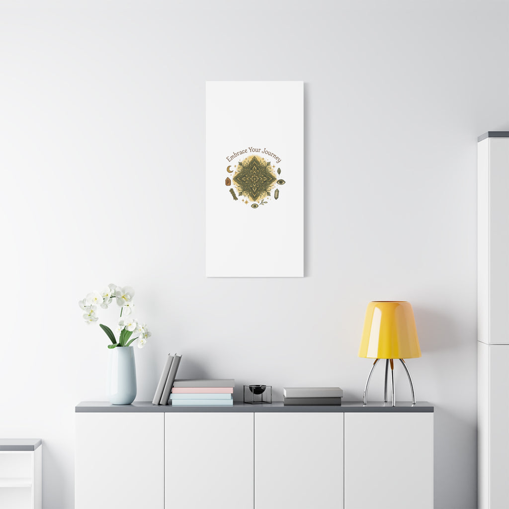 Embrace Your Journey Mandala Canvas | Matte Stretched Wall Art