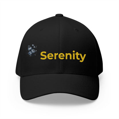 Embroidered Floral Baseball Cap — Serenity Calm Hat