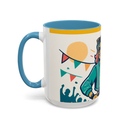 Hooray Accent Ceramic Mug