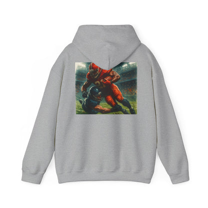 Football Warrior Hoodie, Sports Sweatshirt, Game Day, Unisex Apparel, We Up Next, Athletic Gift