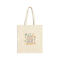 Slow Down You’re Doing Enough tote bag | calming botanical illustration