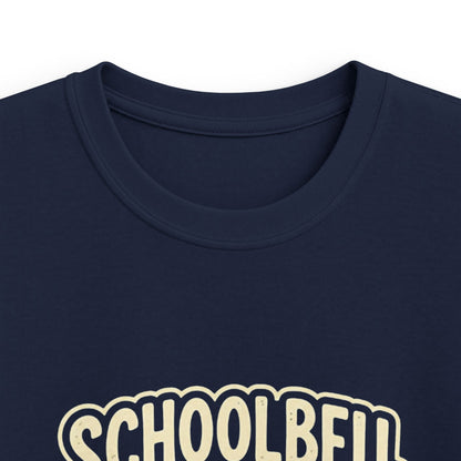 Schoolbell Rocks kids graphic T-shirt for school days