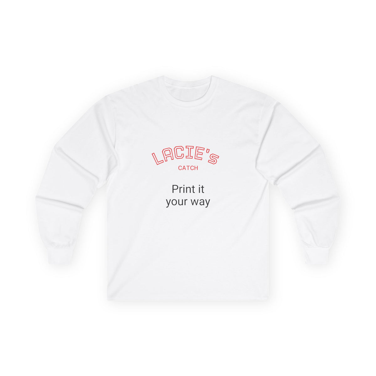 Customizable Long Sleeve Tee for Personalized Style, Gift for Friends, Unique Fashion, Casual Wear, Celebration Apparel, Statement T-Shirt