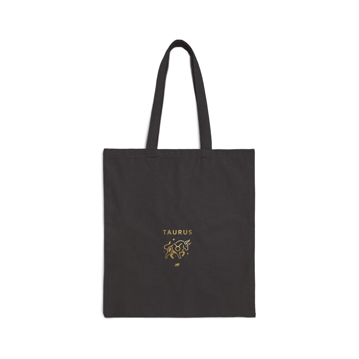 Minimalist Taurus Zodiac Cotton Canvas Tote Bag