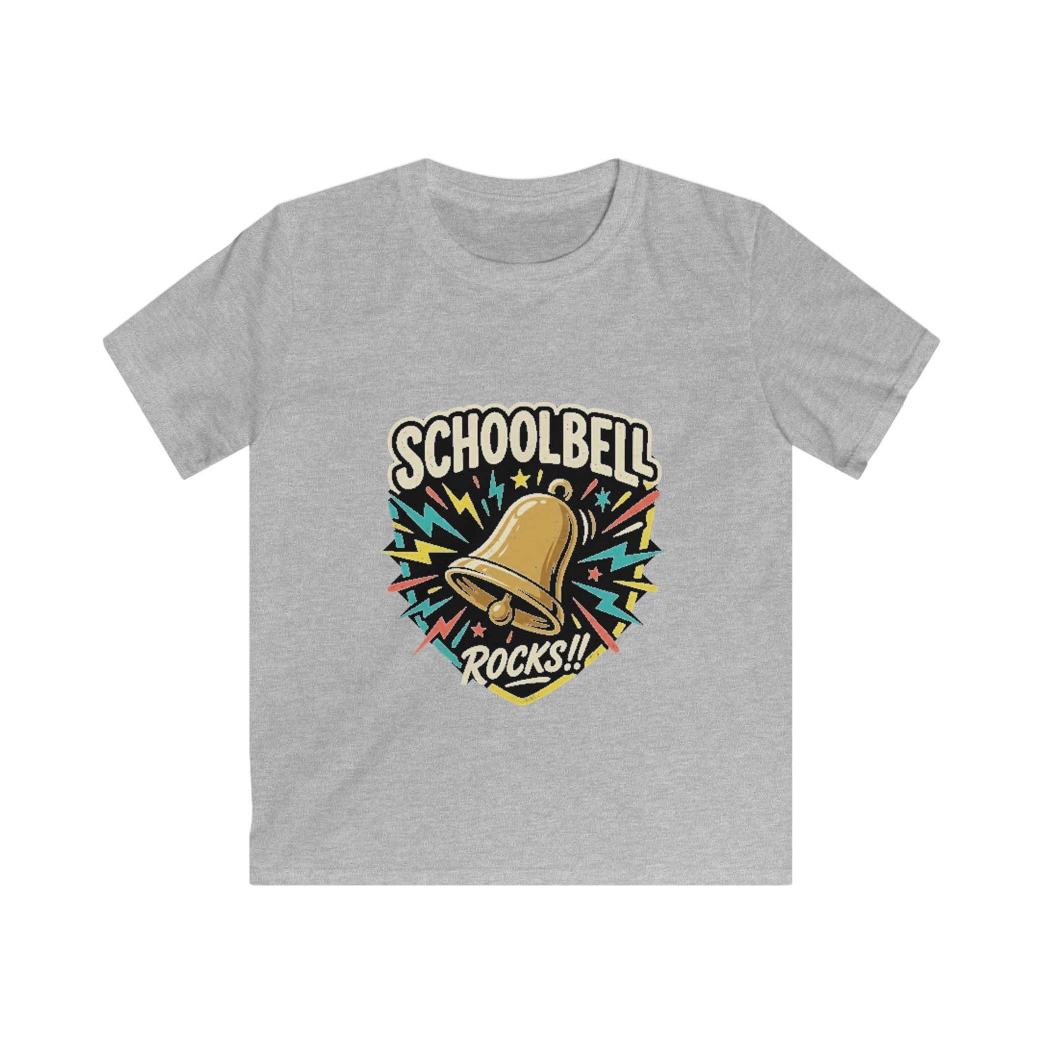 Kids Tee — "Schoolbell Rocks" Back-to-School Graphic T‑Shirt