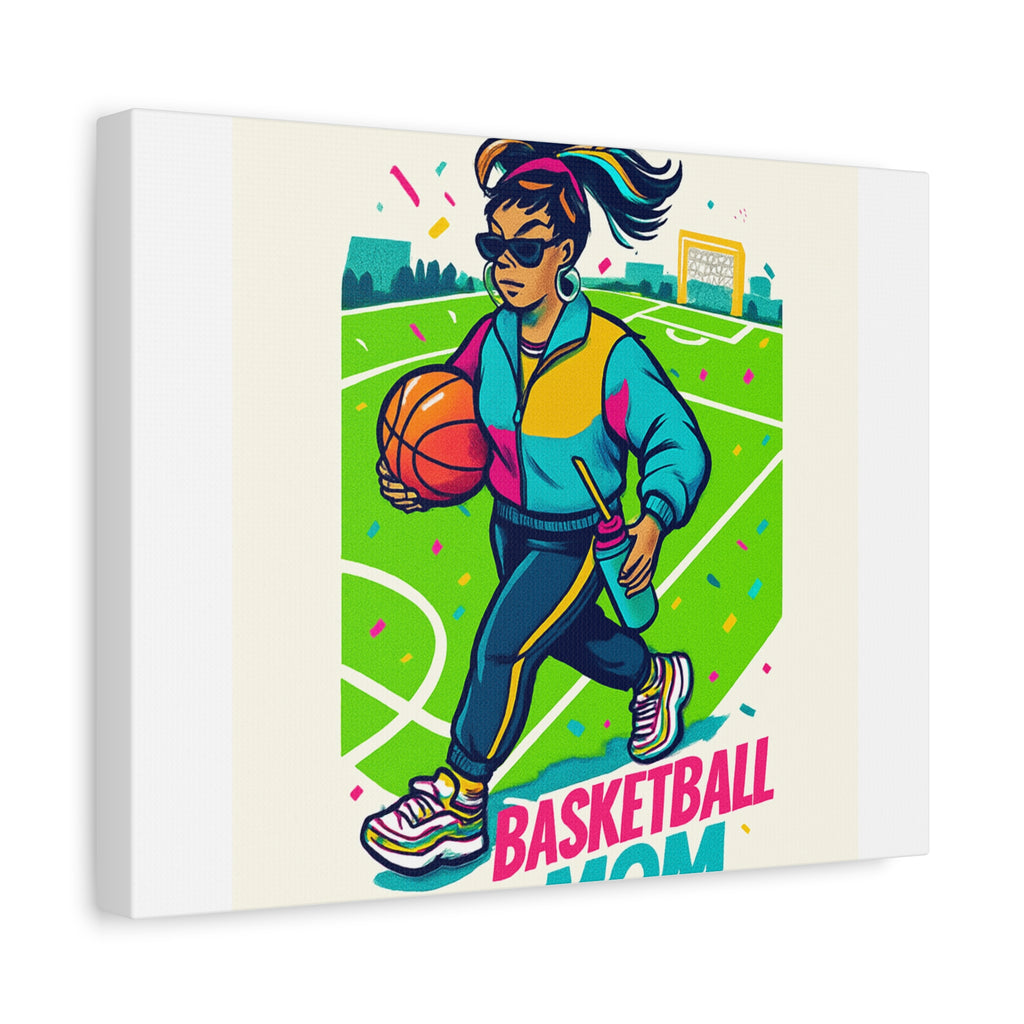 Canvas Art, Basketball Decor with Blanket, Athletic Motivational Wall Art, Sports Lover Gift, Fun Home Decor, Sporty Design