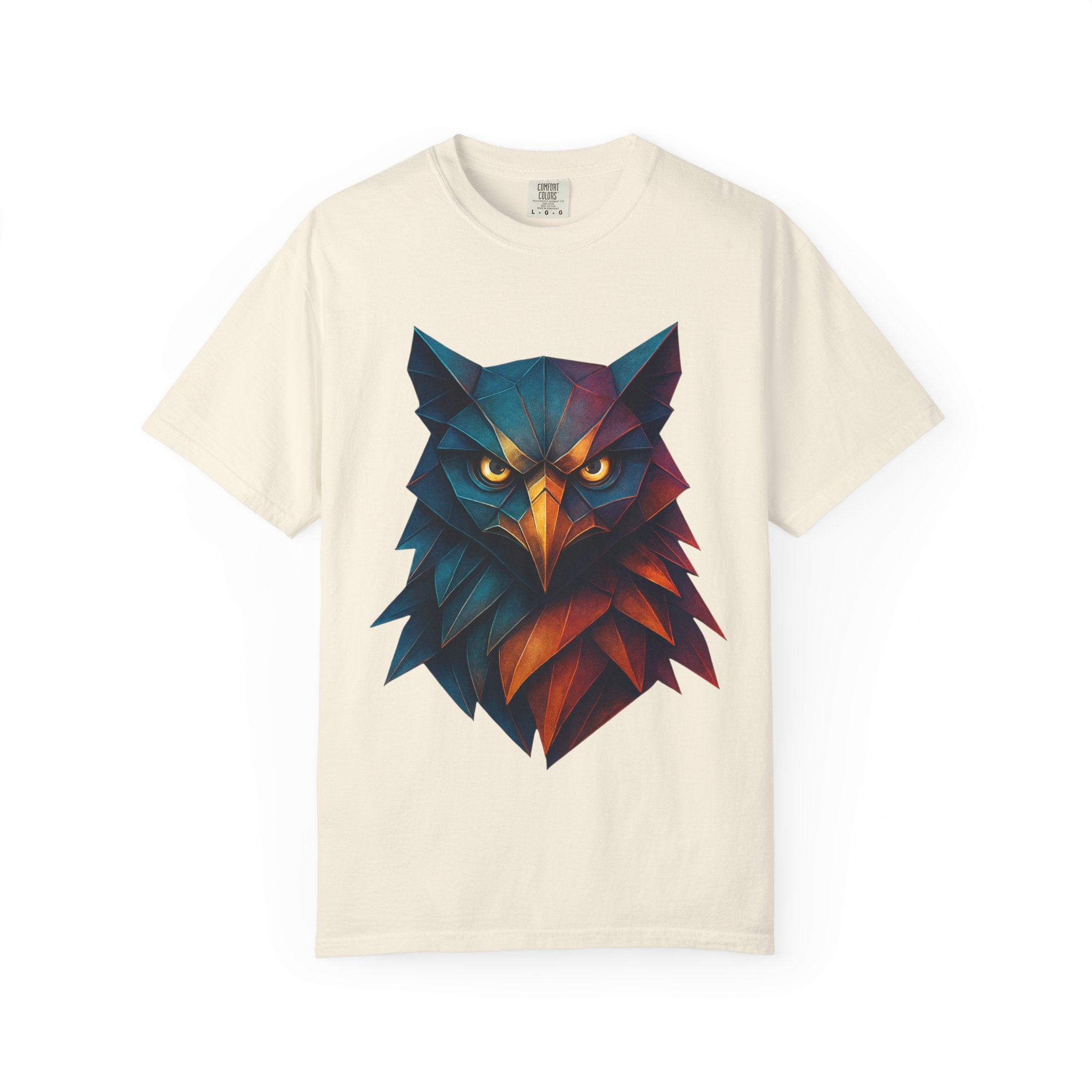 Colorful Owl Graphic T-Shirt for Nature Lovers, Unisex Casual Wear, Gift for Wildlife Enthusiasts, Eco-Friendly Fashion, Art Tee