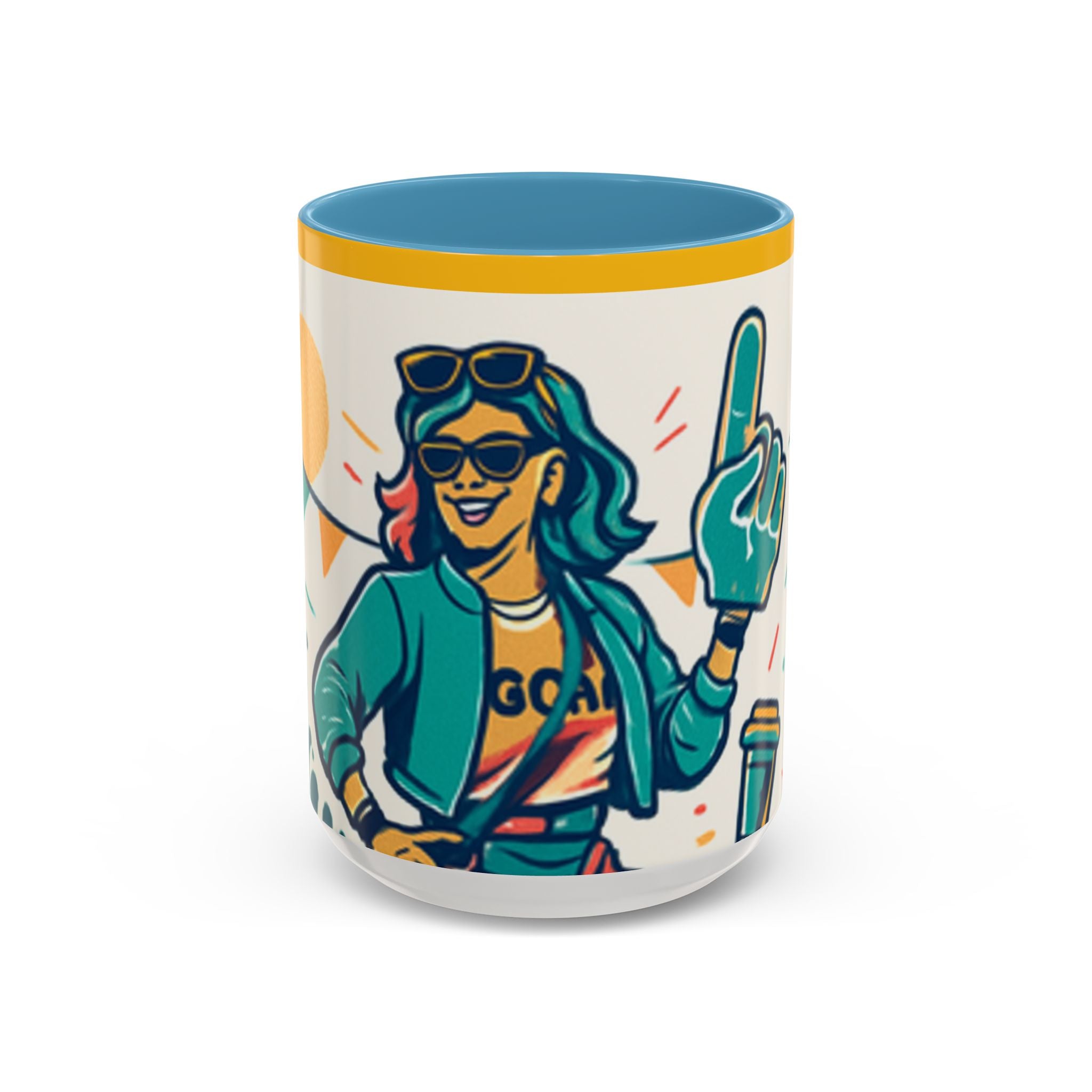 Hooray Accent Ceramic Mug