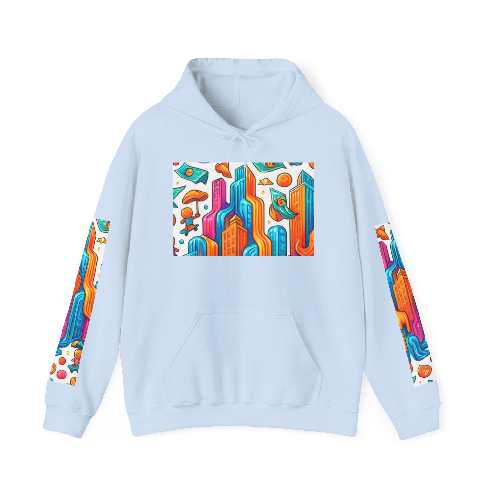 Designed Hooded Sweatshirt, Graphic Hoodie, Cozy Pullover, Men's/Women's Winter Clothing, Gift for Him/Her