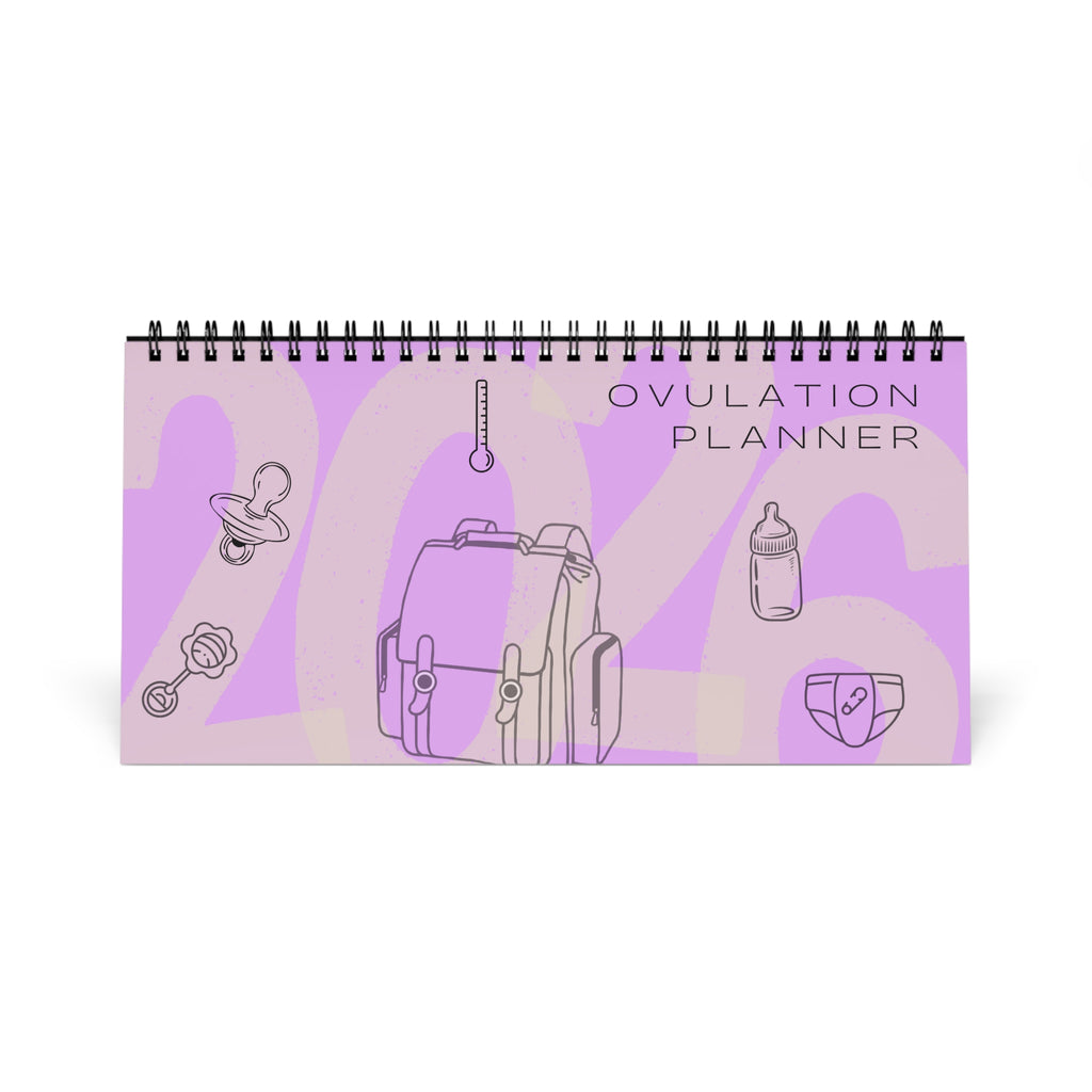 2026 Ovulation Tracker Desktop Calendar | Monthly Fertility Planner