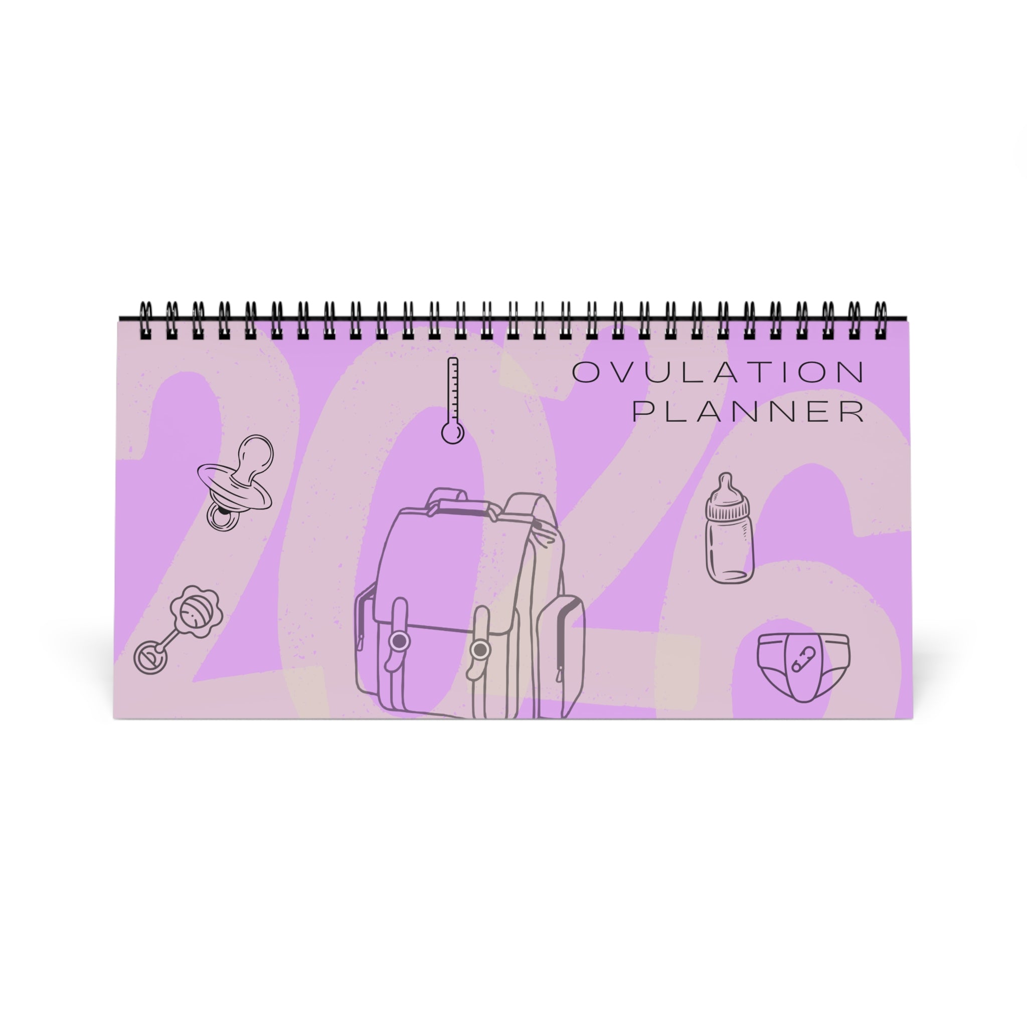 2026 Ovulation Tracker Desktop Calendar | Monthly Fertility Planner