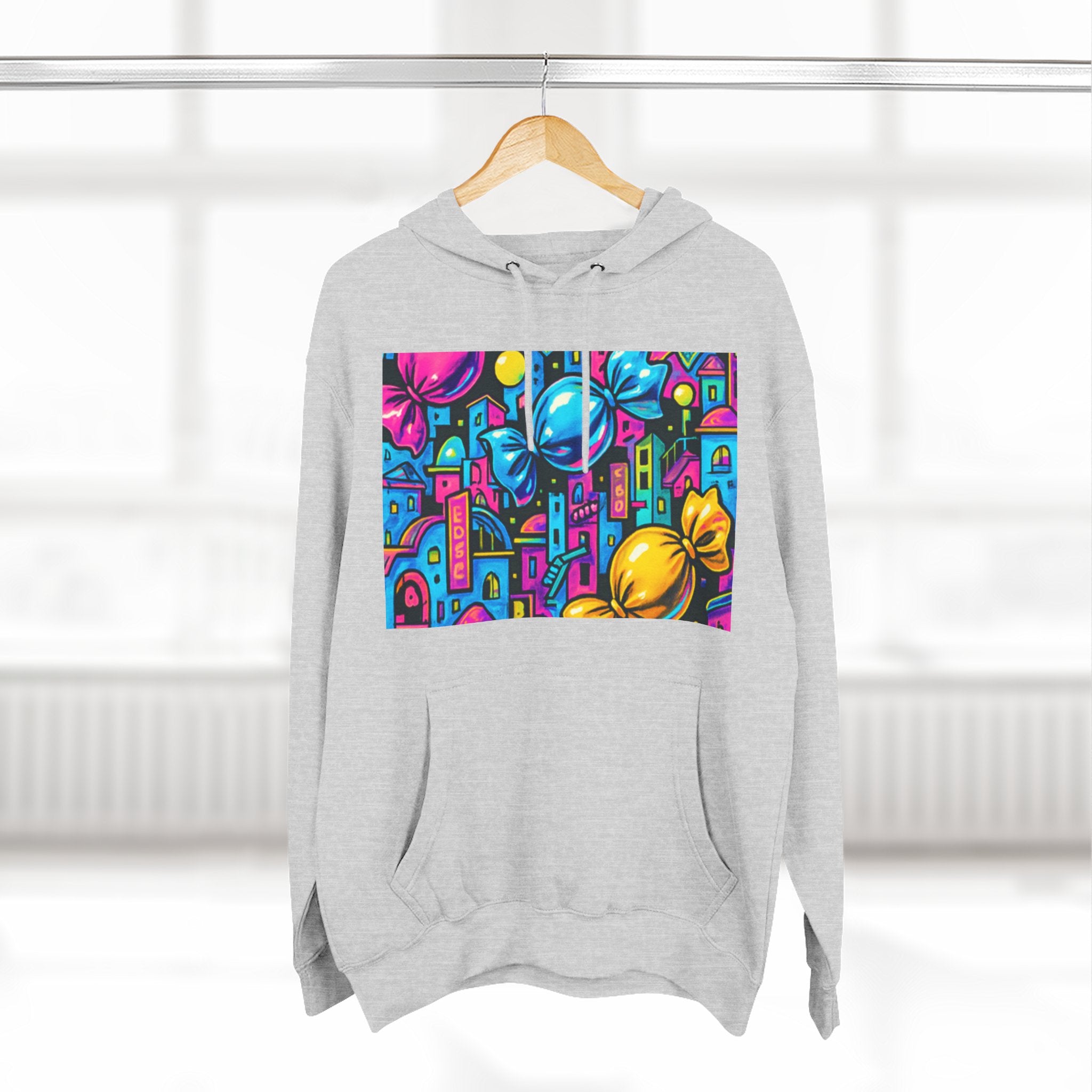 Colorful Candy City hoodie | Graphic Hoodie