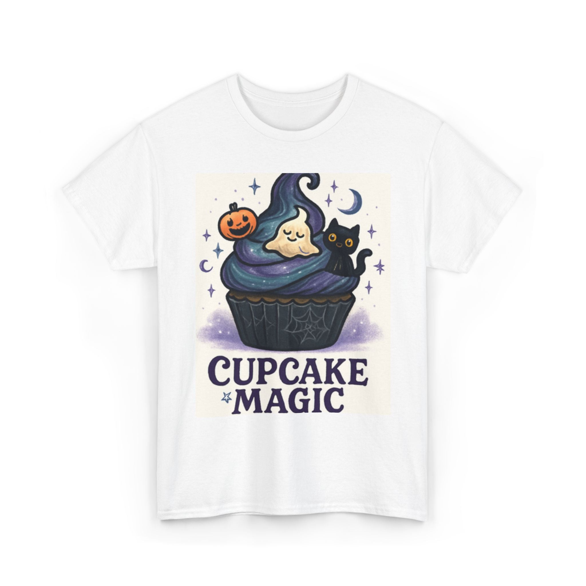 Spooky Scary Cupcake T-Shirt | Cute Halloween Tee
