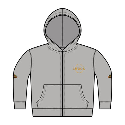 Personalized Toddler Zip Hoodie — Cozy Fleece Jacket