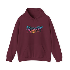 Respect Is Earned Hoodie — Retro Script Motivational Sweatshirt