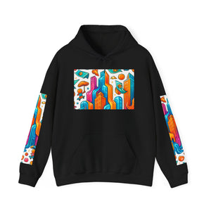 Designed Hooded Sweatshirt, Graphic Hoodie, Cozy Pullover, Men's/Women's Winter Clothing, Gift for Him/Her