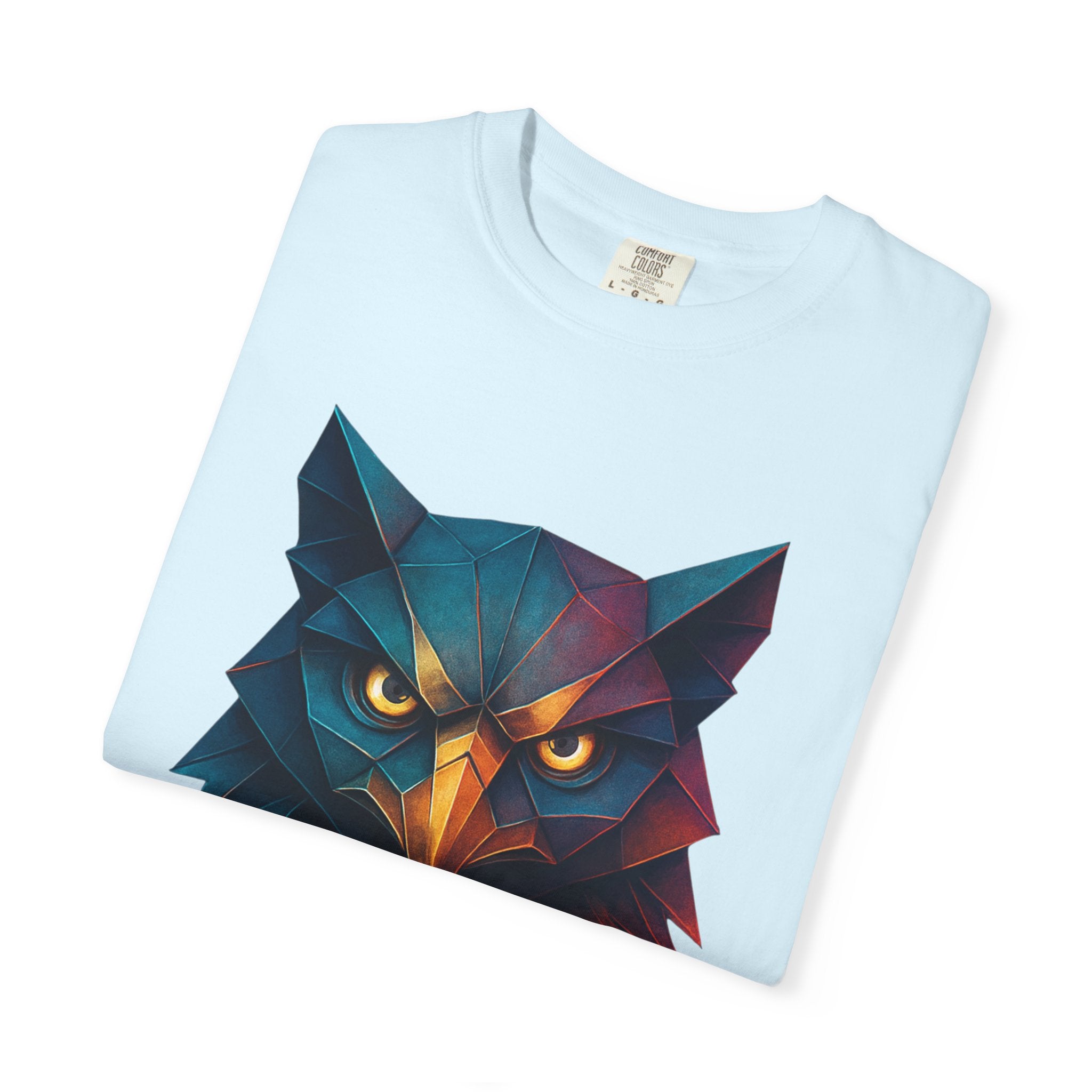 Colorful Owl Graphic T-Shirt for Nature Lovers, Unisex Casual Wear, Gift for Wildlife Enthusiasts, Eco-Friendly Fashion, Art Tee