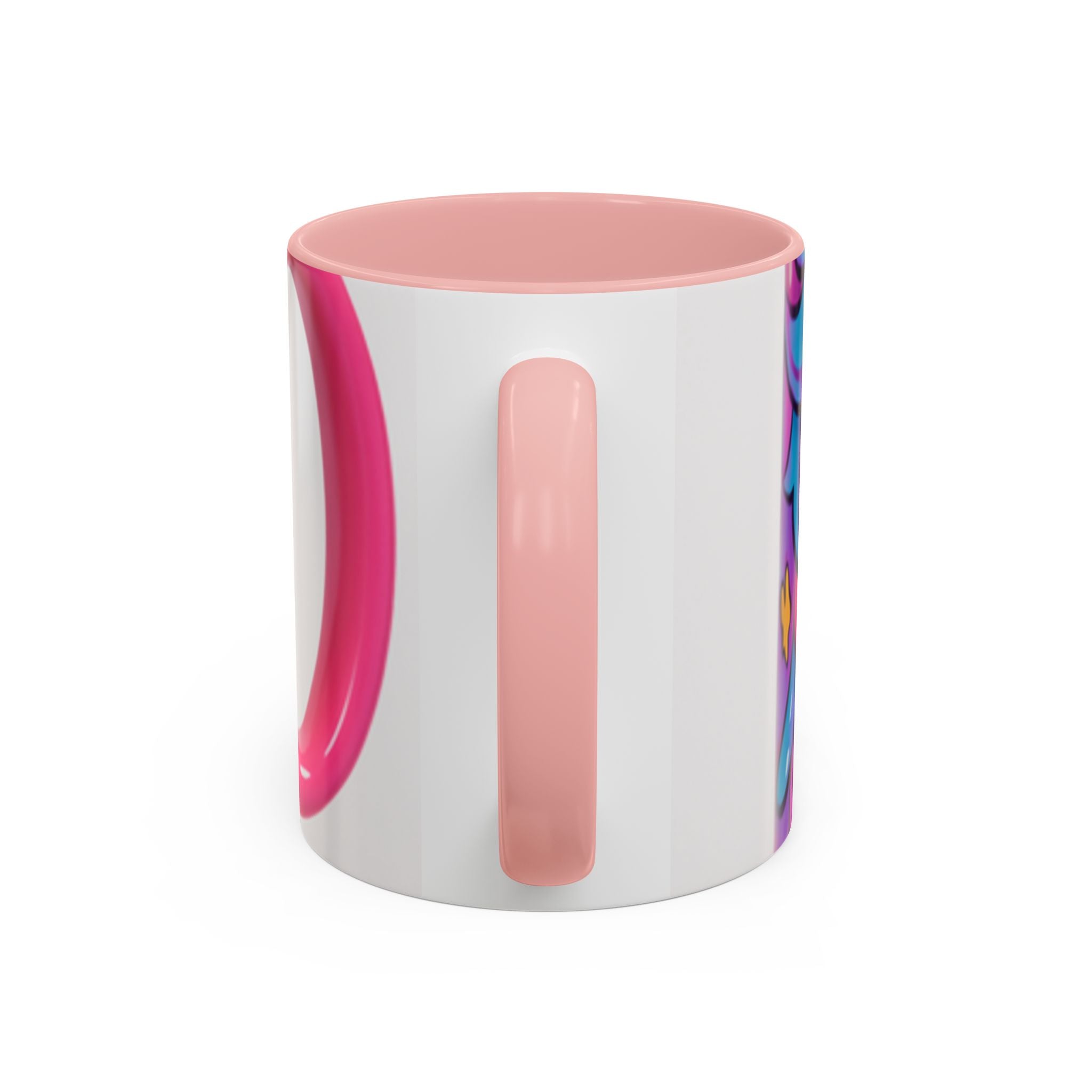 Vibrant Anime Inspired Coffee Mug, Cute Cat Lover Gift, Fun Kitchen Accessory, Bright Accent Mug for Daily Use, Whimsical Drinkware