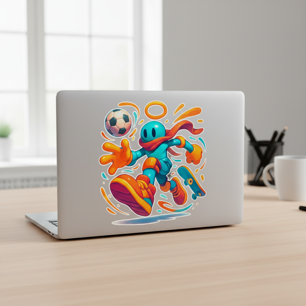 Soccer Sam-Digital Art Print