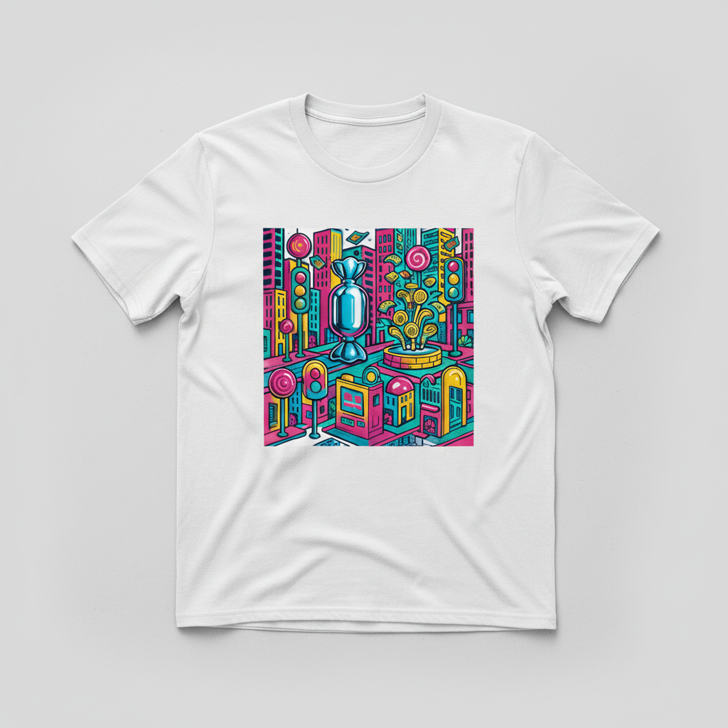 Candy City-Digital Art Print