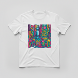 Candy City Digital Art Print – Neon Pop Art City